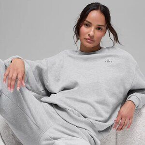 ALO ACCOLADE DREW NECK PULLOVER SIZE 2XL